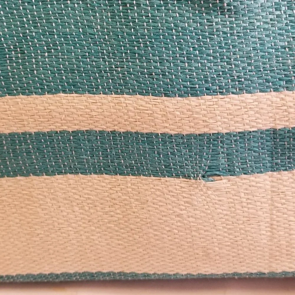 Nieman Marcus Pink & Blue Shopping Beach Tote Bag 14" - Picture 6 of 9